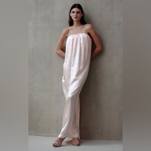 ANNA OCTOBER
Tiana crinkled satin maxi dress